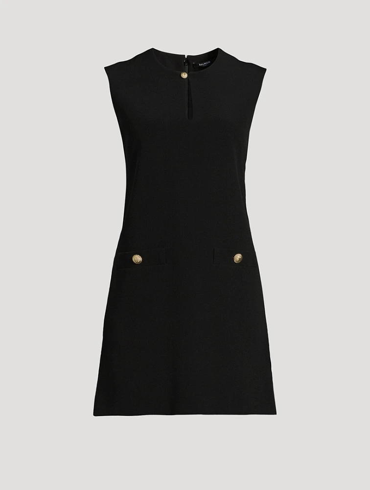 Crêpe Mini Dress