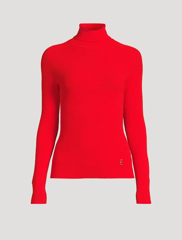 Fox Ribbed Turtleneck