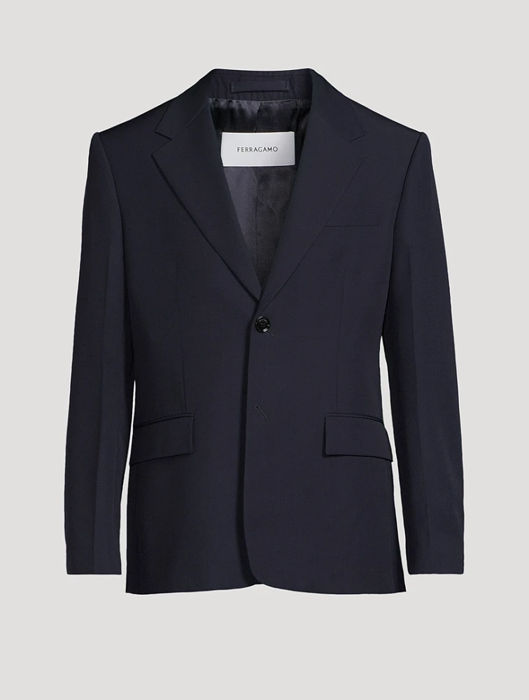 Two-button single-breasted jacket