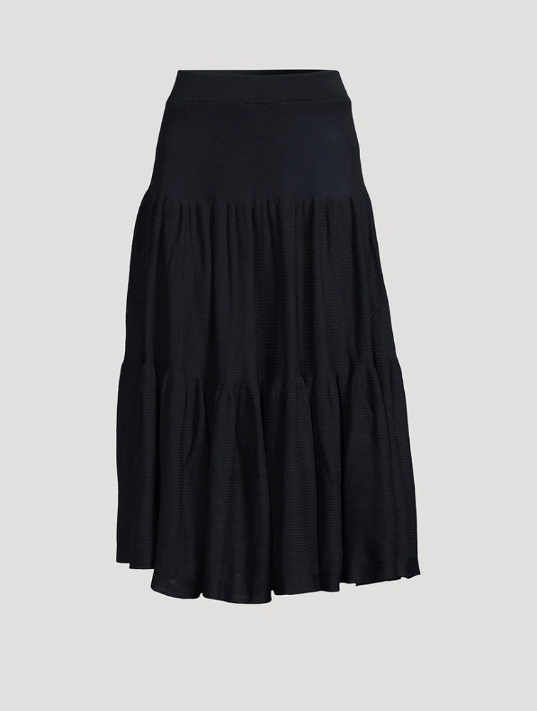 Cascades Tiered Maxi Skirt