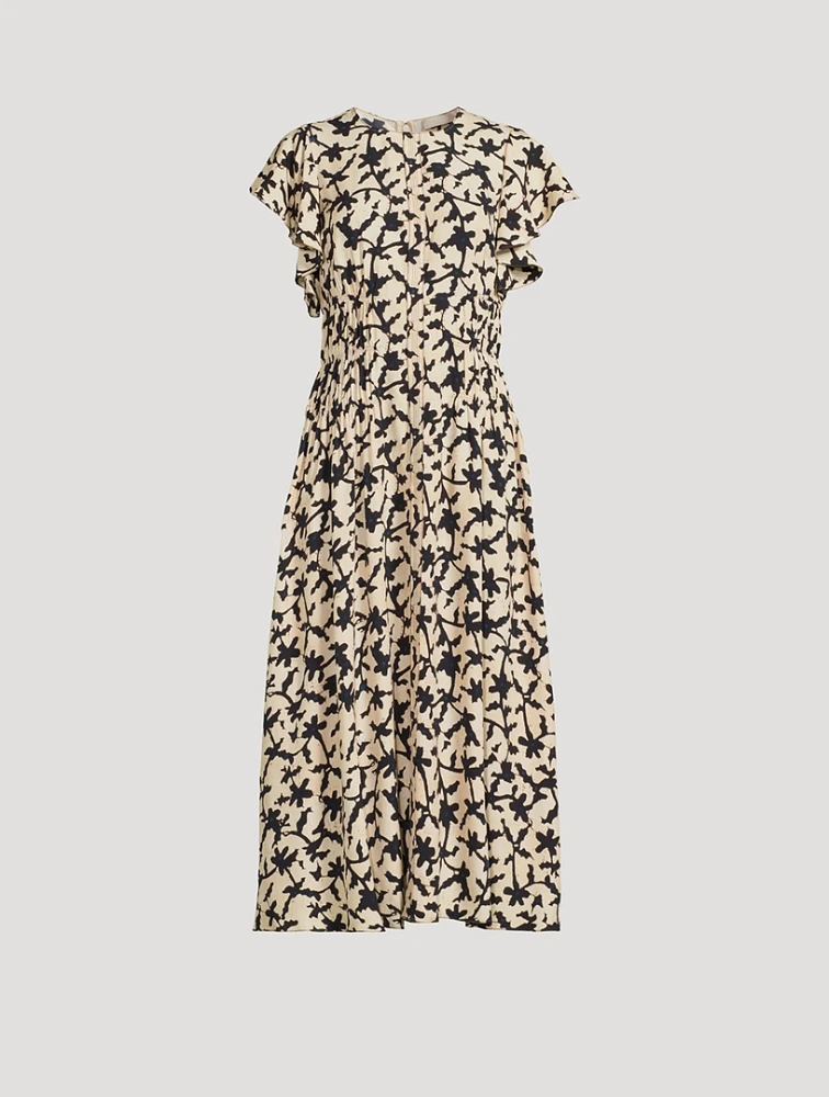 Anais Midi Dress Floral Print