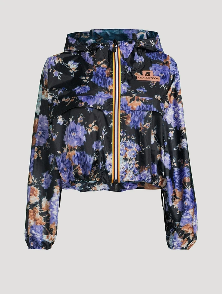 Ulla Johnson x K-Way Cropeley Jacket Floral Print