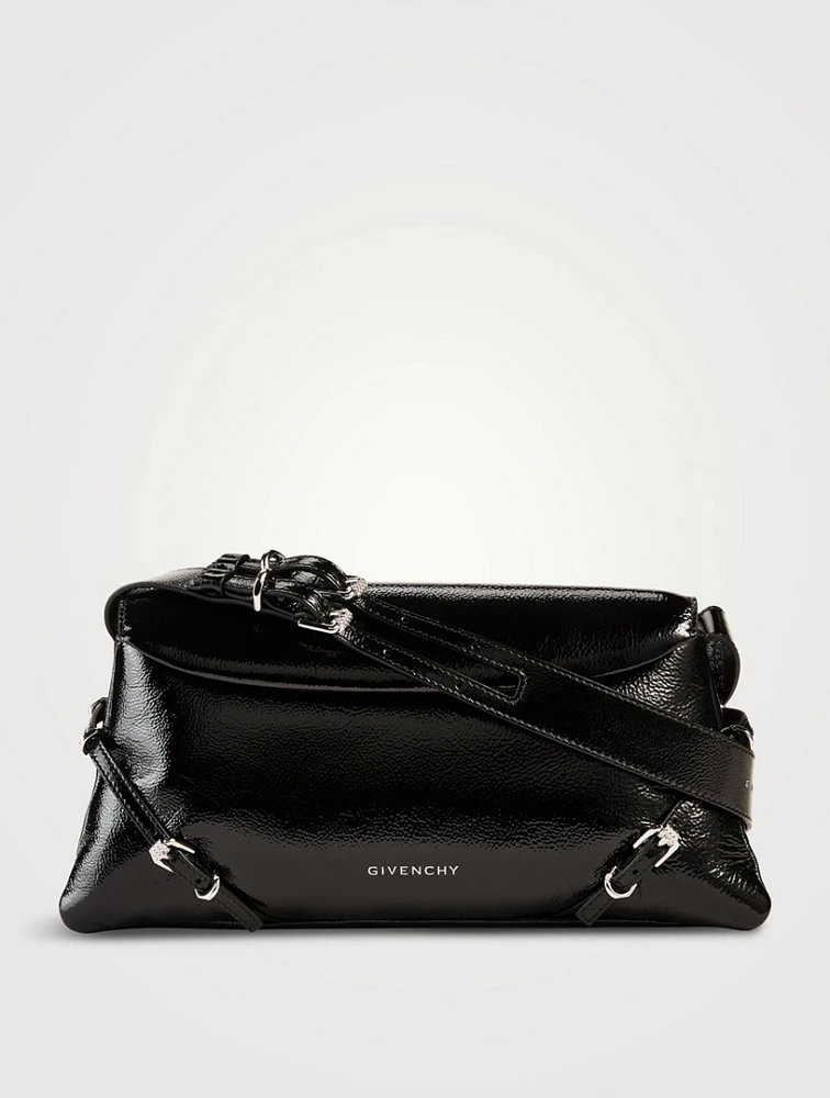 Small P'tit Voyou Patent Leather Shoulder Bag