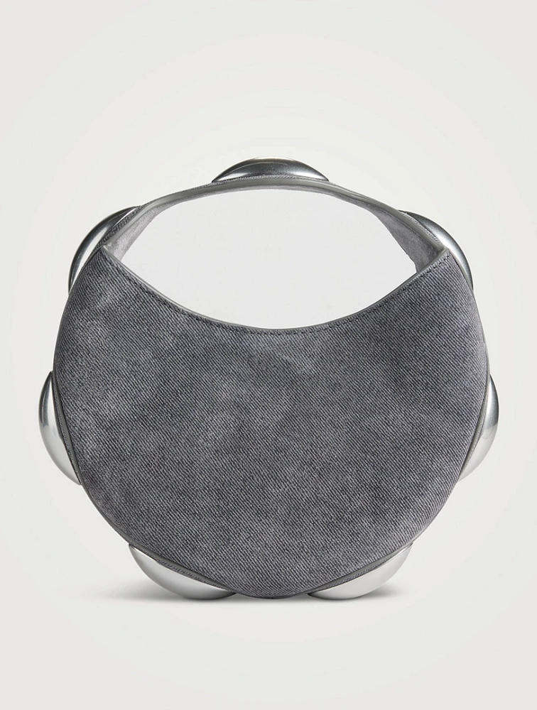 Dome Leather Top Handle Bag