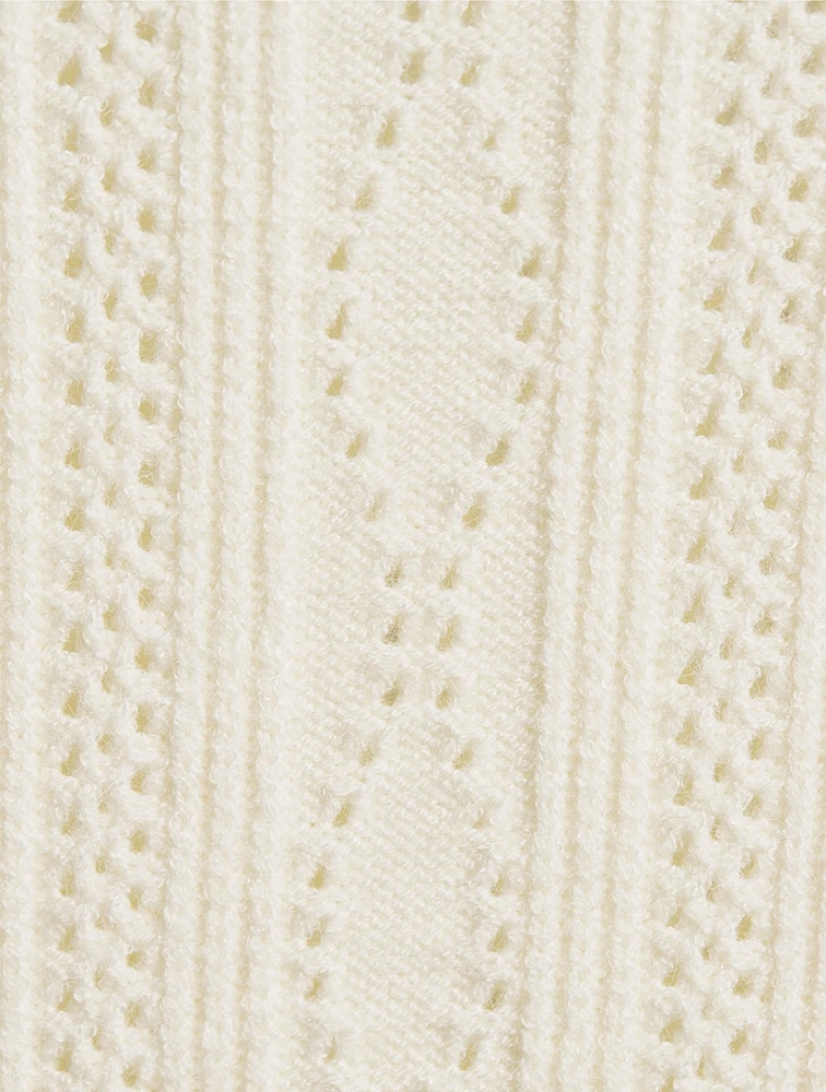 Pointelle Turtleneck