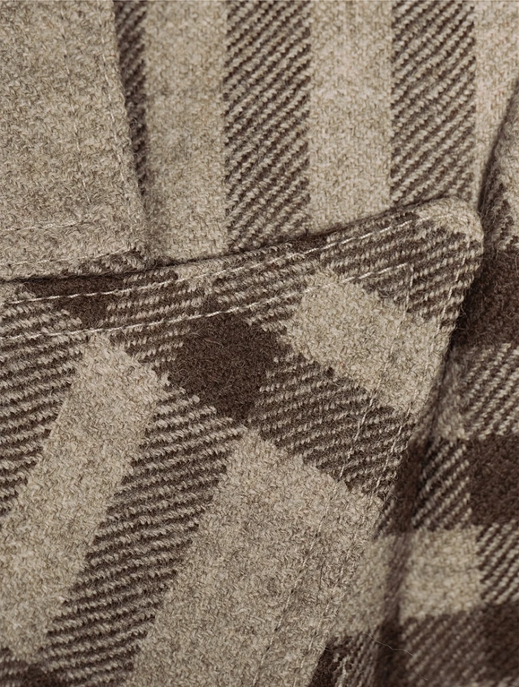 Birkin Wool Blazer With Ribbed Cuffs