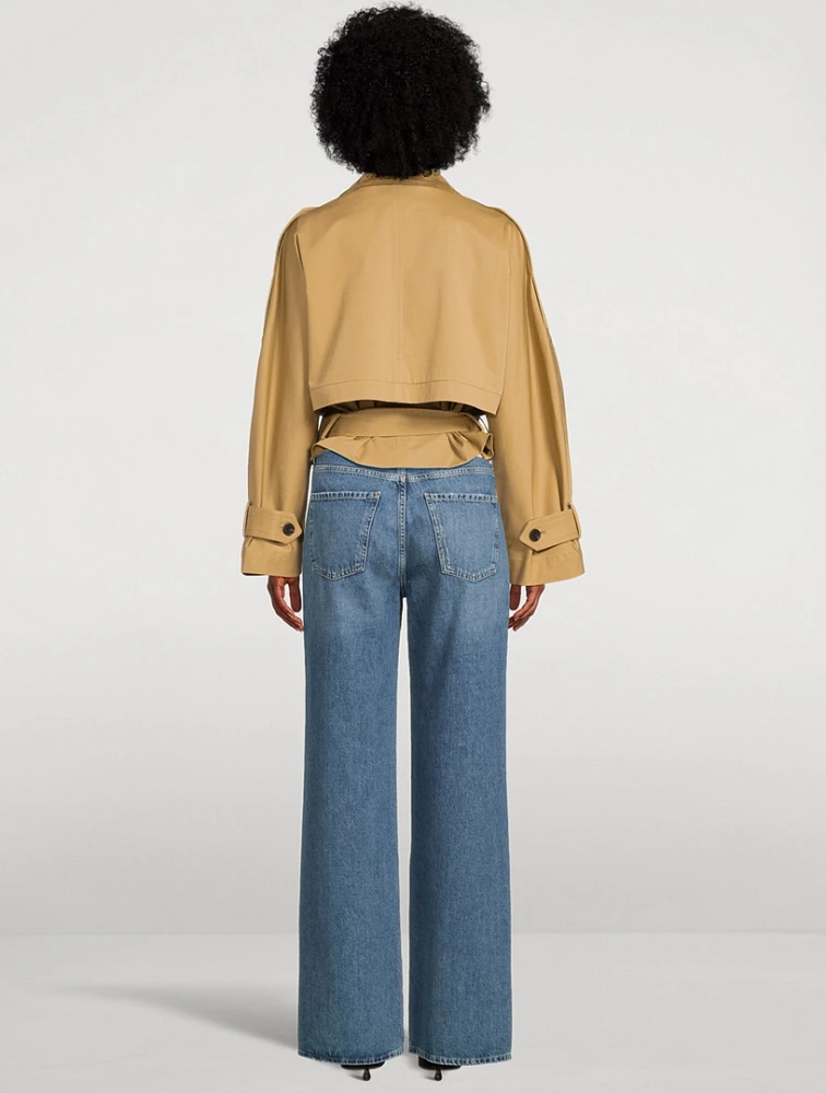 Kiernen Belted Cropped Jacket