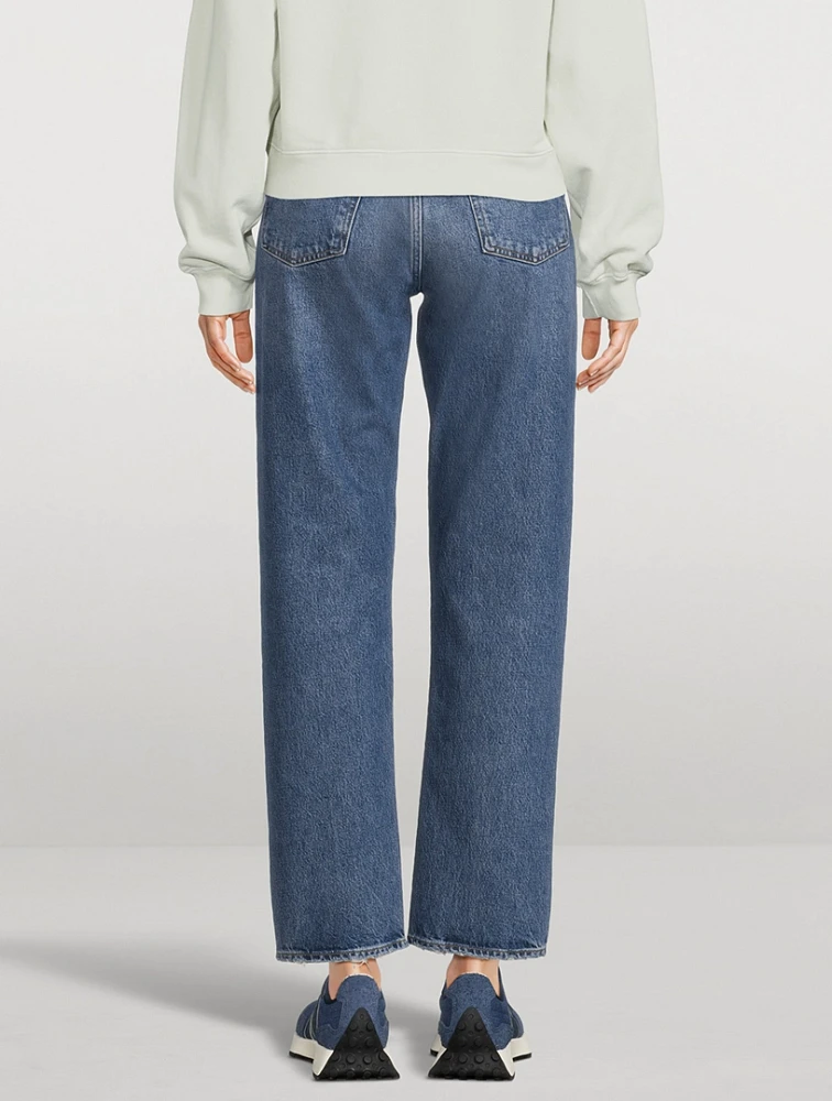 90s Pinch Waist Straight Jeans