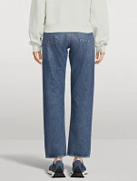 90s Pinch Waist Straight Jeans