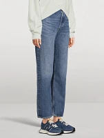 90s Pinch Waist Straight Jeans