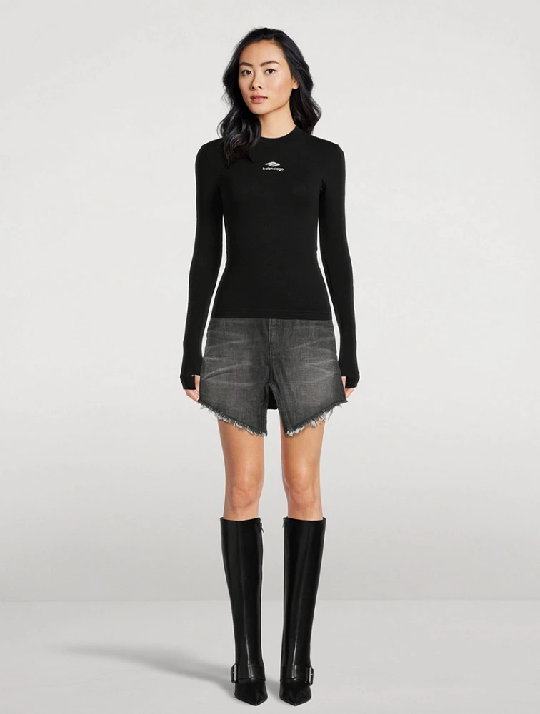 Long-Sleeve Jersey Top