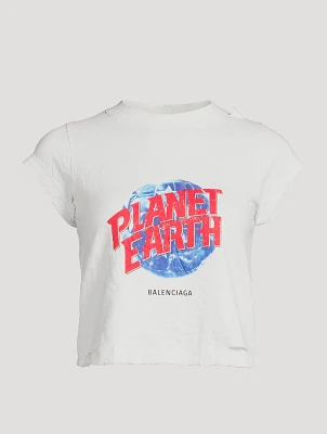 Planet Earth Shrunken T-Shirt
