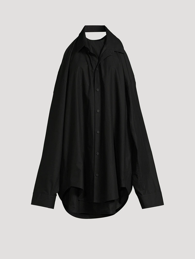 Suspended Poplin Shirt Dress