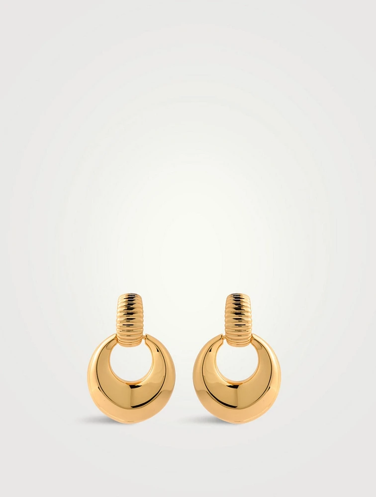 Remy Doorknocker Hoop Earrings