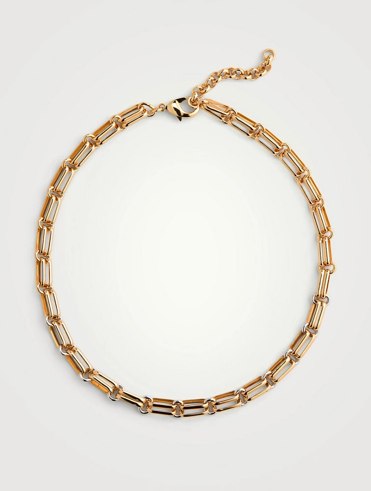 Dalia Two-Tone Chain Necklace