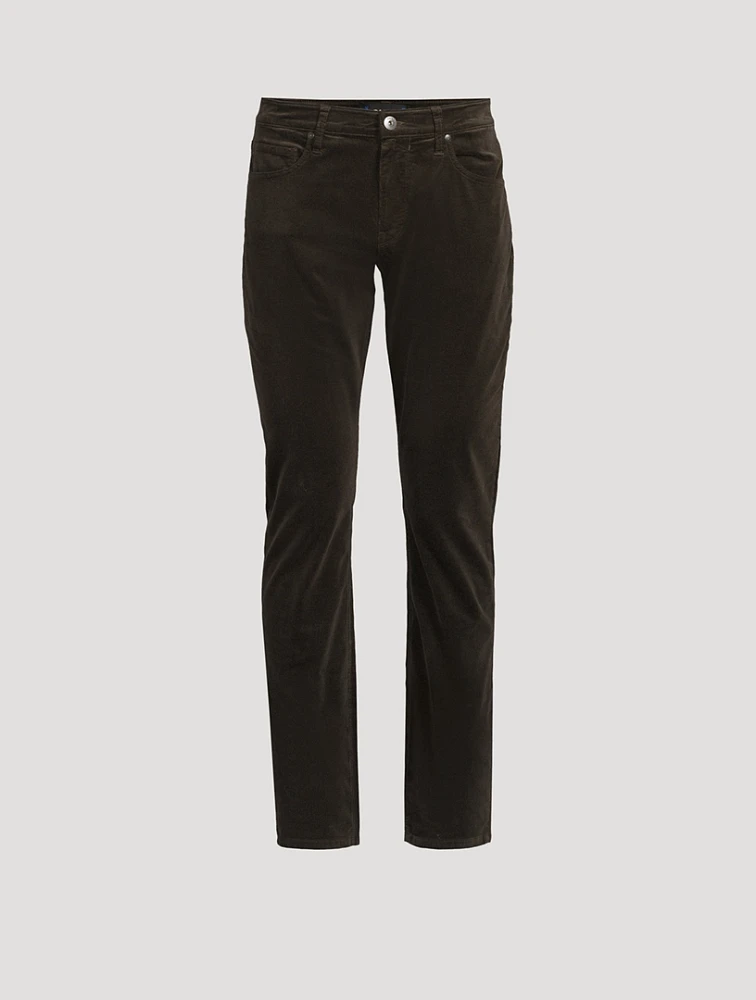 Lennox Corduroy Slim-Fit Pants