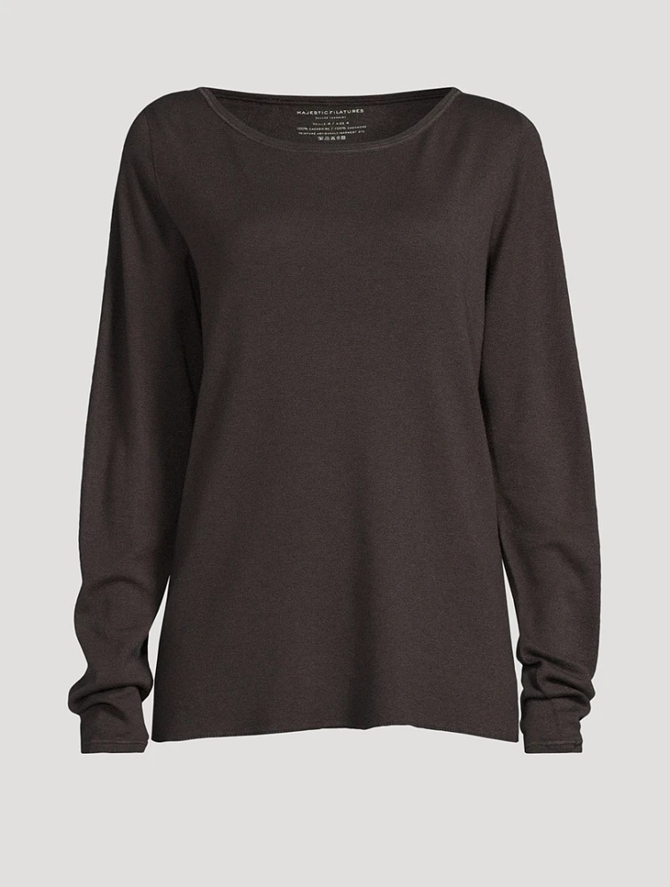 Cashmere Long-Sleeve T-Shirt