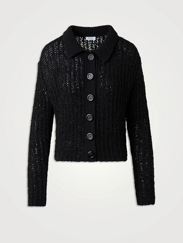 Open-Weave Cardigan