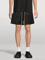 Textured Nylon Soccer Shorts