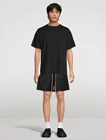 Textured Nylon Soccer Shorts