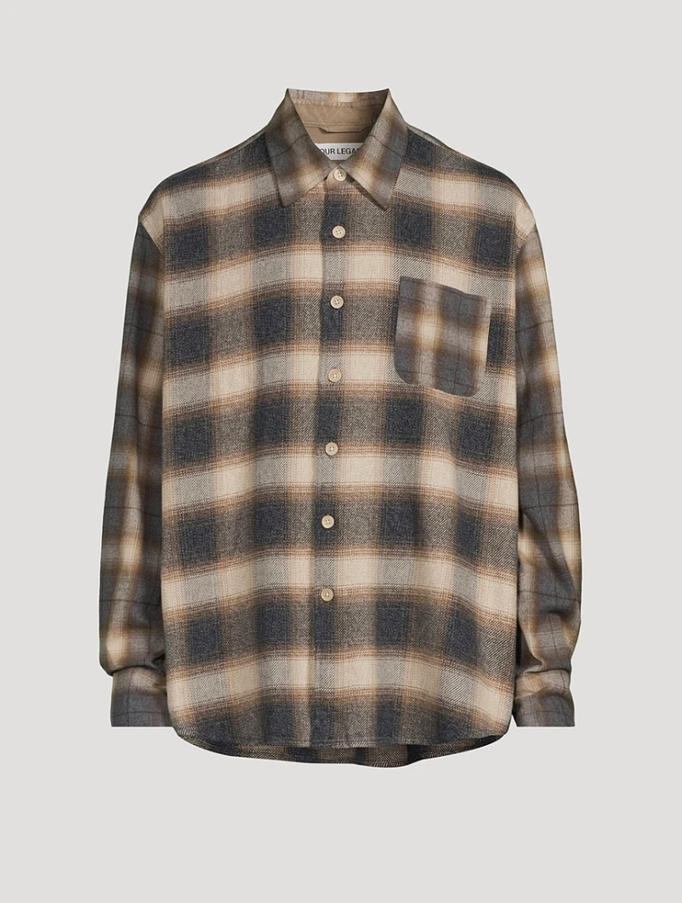 Above Check Flannel Shirt