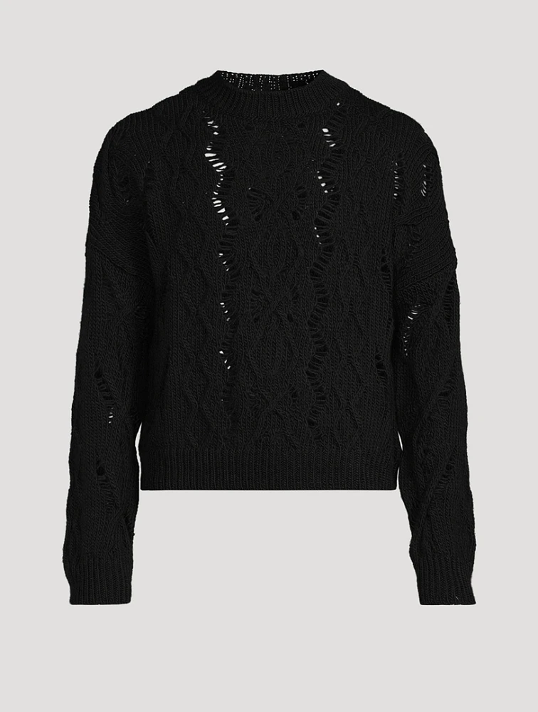 Cable Sonar Wool Sweater