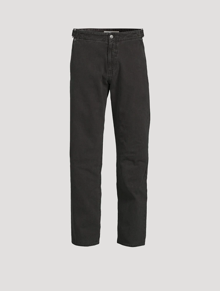 Trucker Straight-Leg Jeans