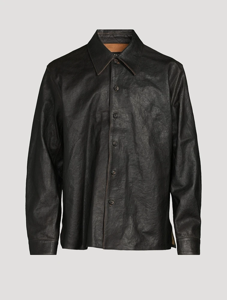Welding Leather Shirt