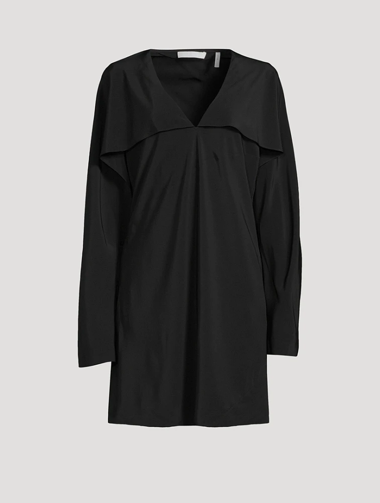 Silk Crêpe de Chine Scarf Dress