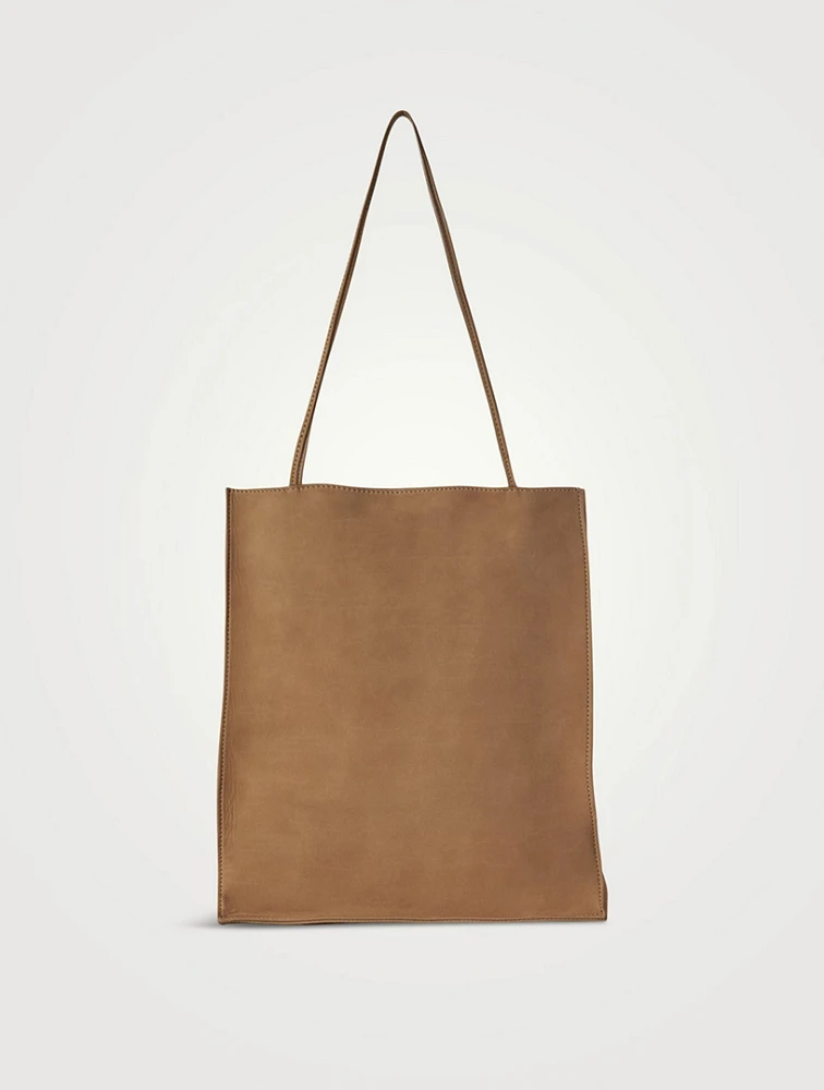 Large To Go Leather Tote Bag