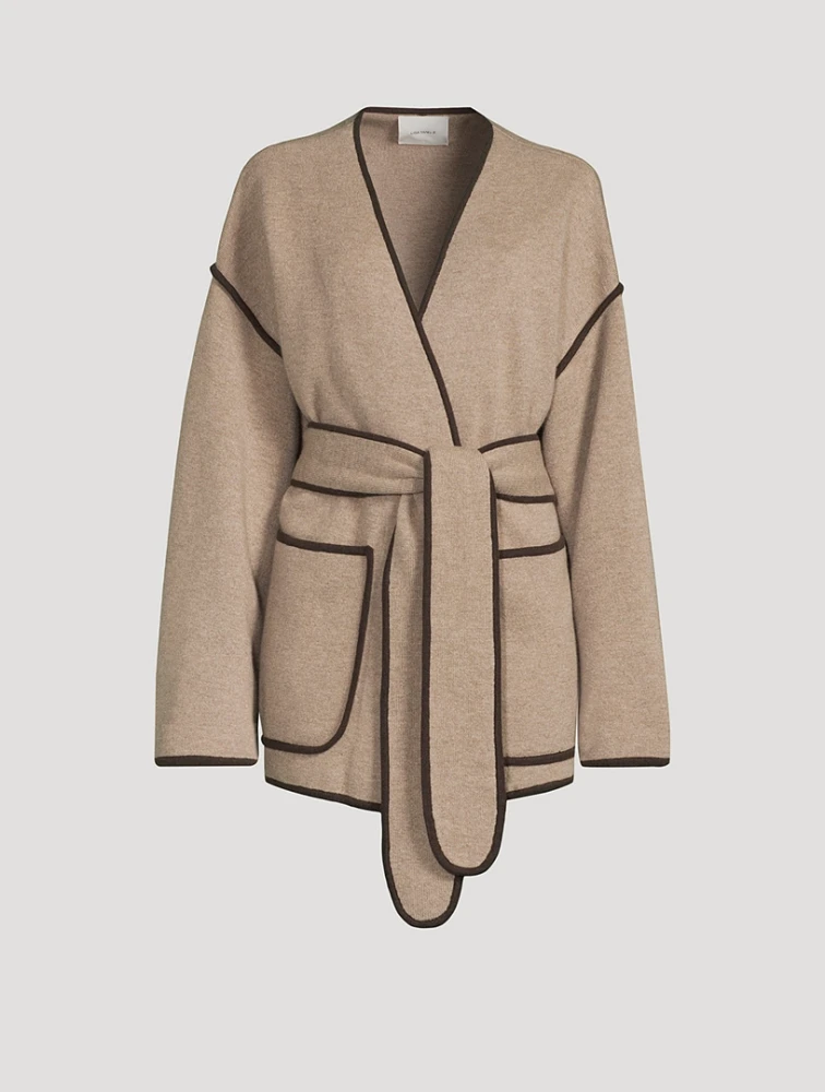 Fiora Belted Cashmere Jacket