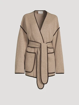 Fiora Belted Cashmere Jacket