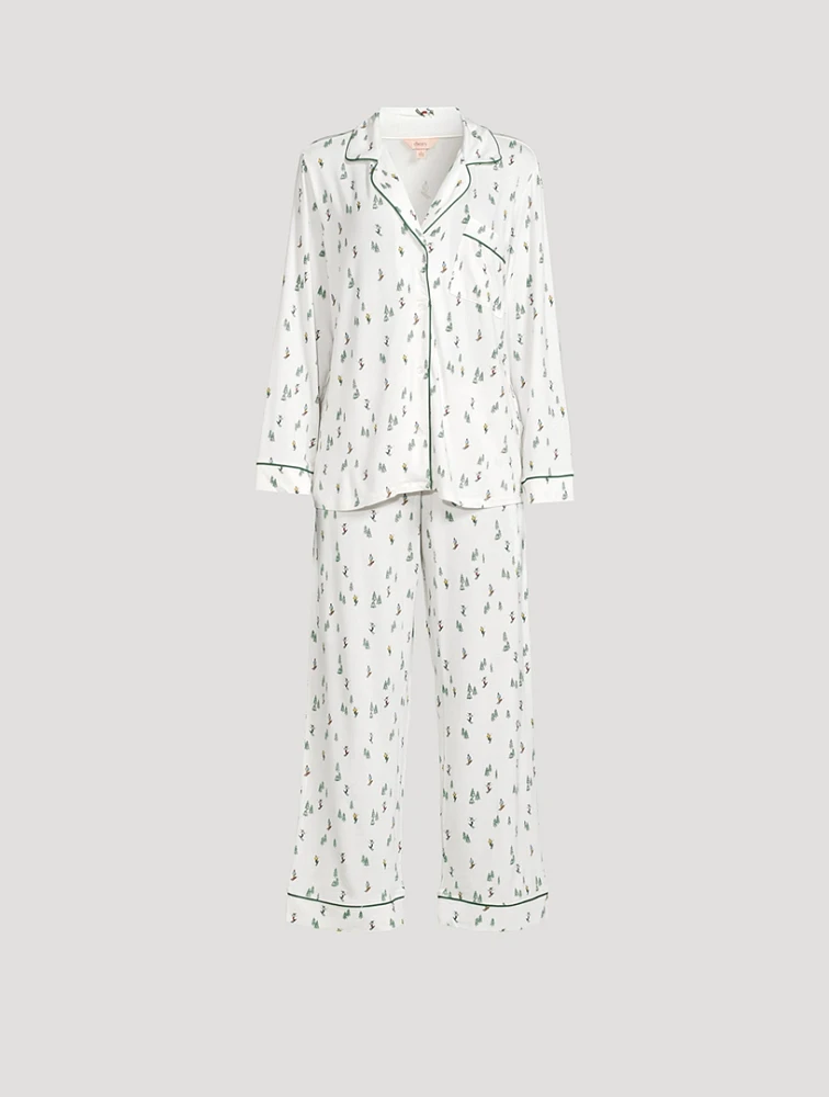 Gisele Printed Long Pajama Set