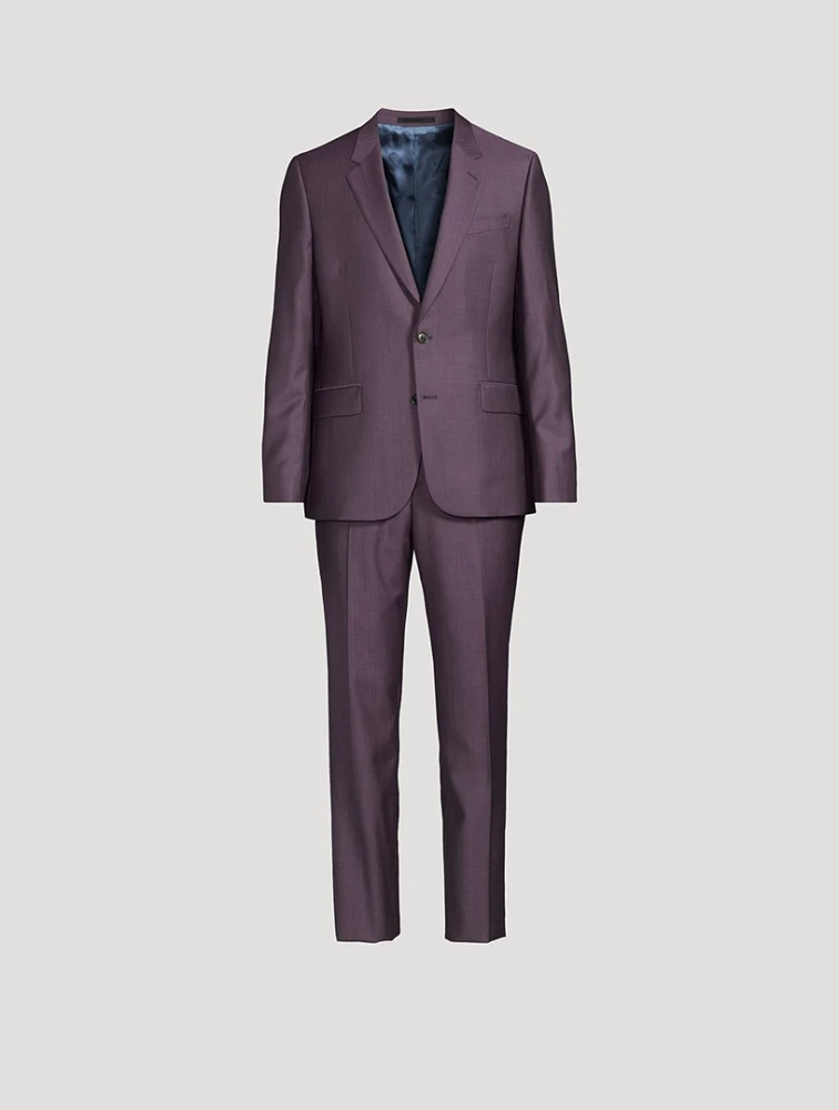 Wool Tailored-Fit Two-Piece Suit