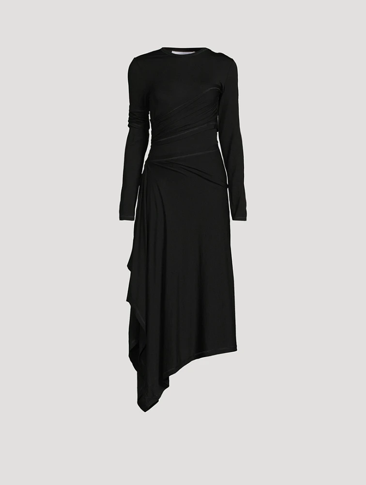 Protection Draped Jersey Dress