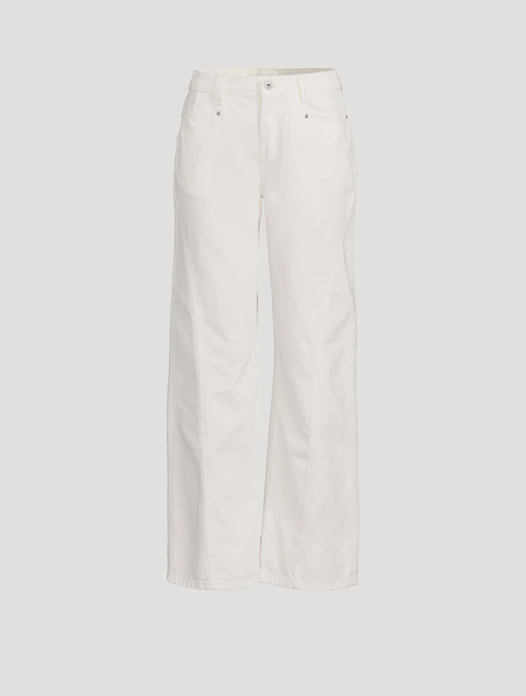Giselle Mid-Rise Wide-Leg Jeans