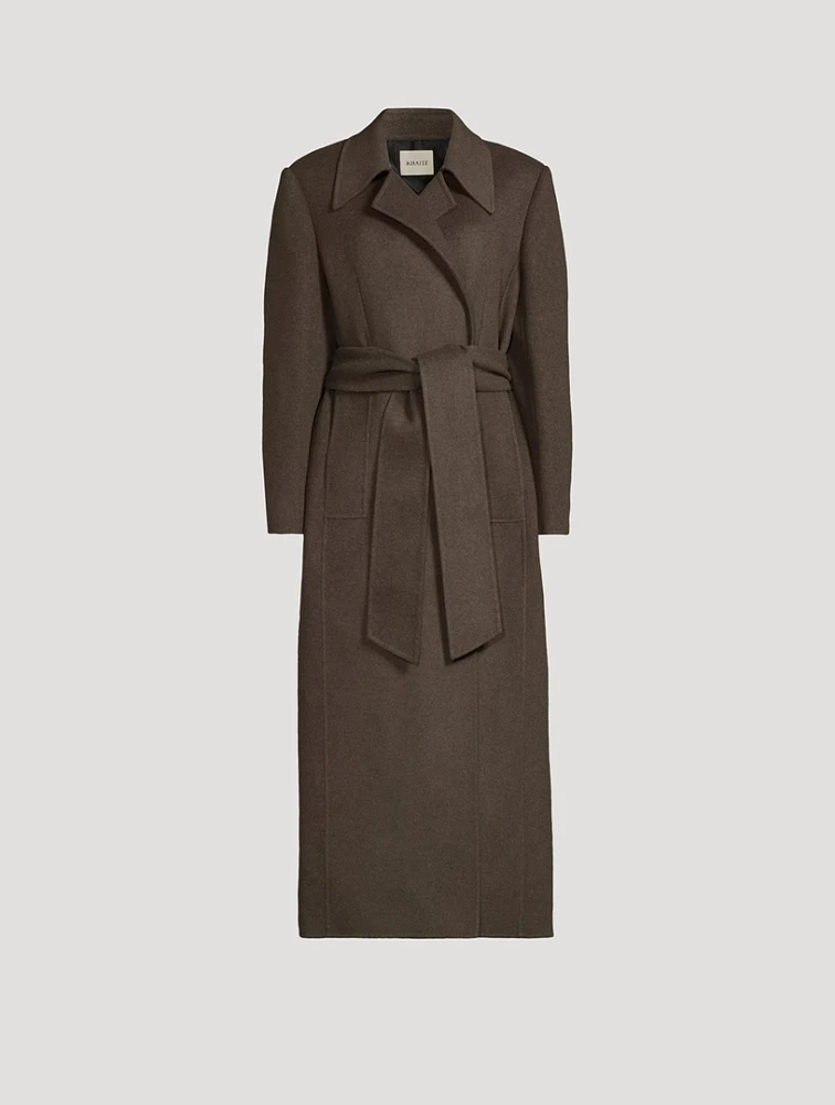 Lea Belted Wool Coat