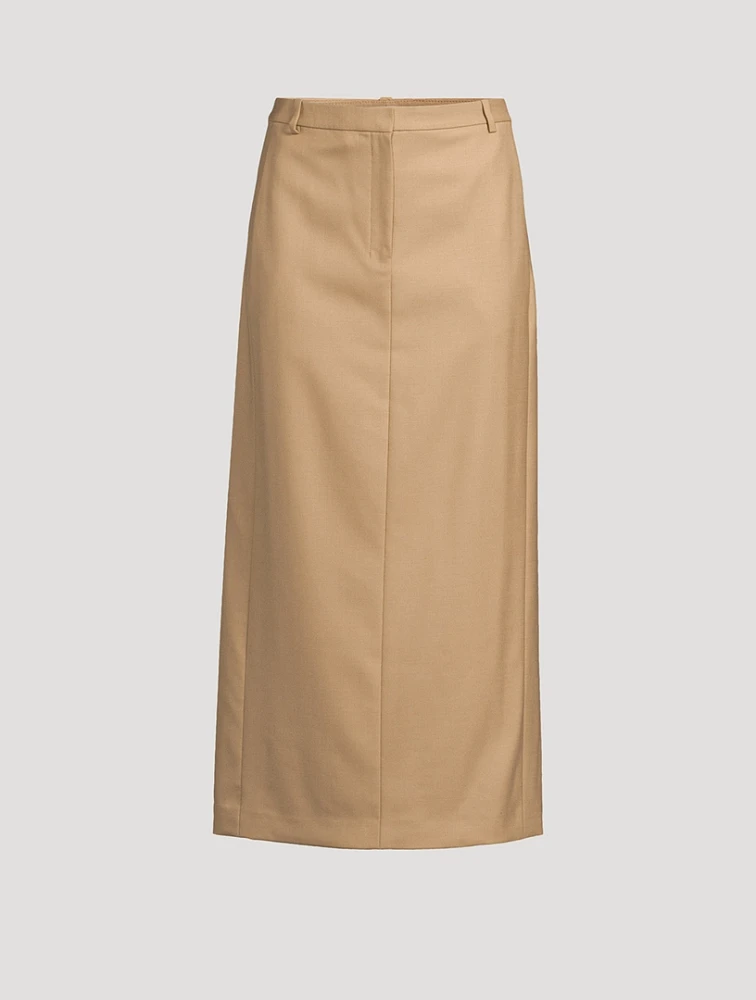 High Waisted Trouser Skirt