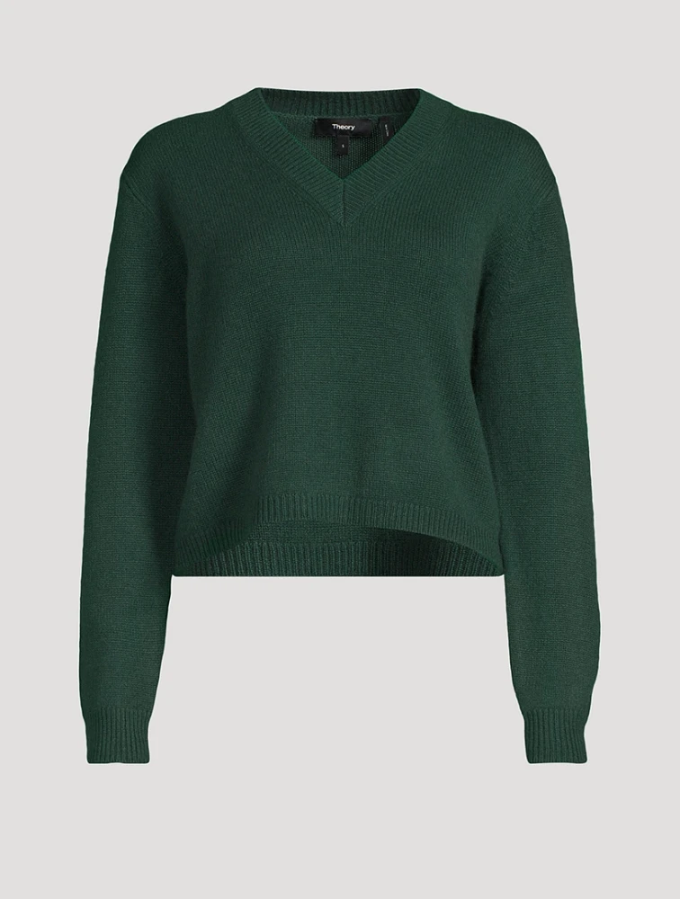Cropped Cashmere Sweater
