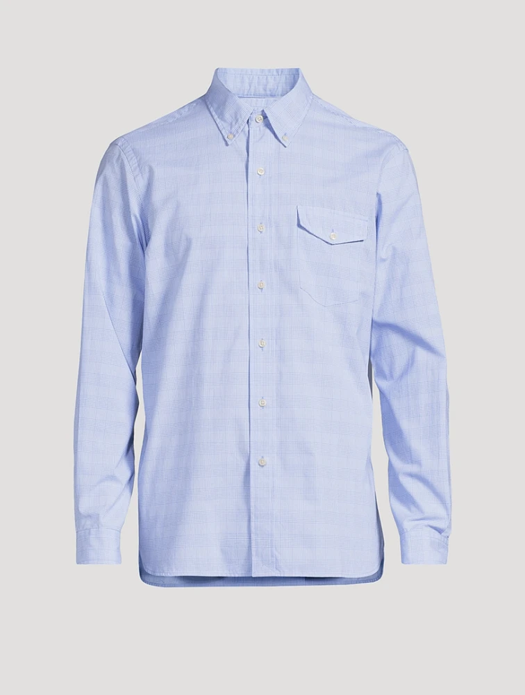 Plaid Poplin Shirt
