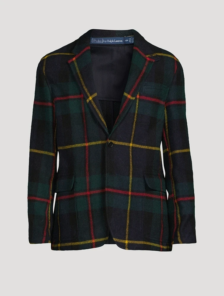 Plaid Tweed Sport Coat