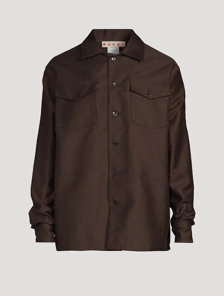 Organic Cotton Satin Shirt