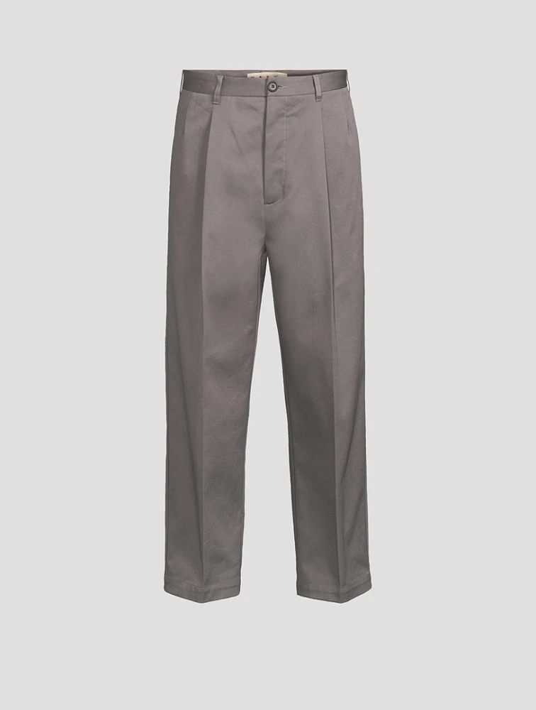 Straight-Leg Trousers