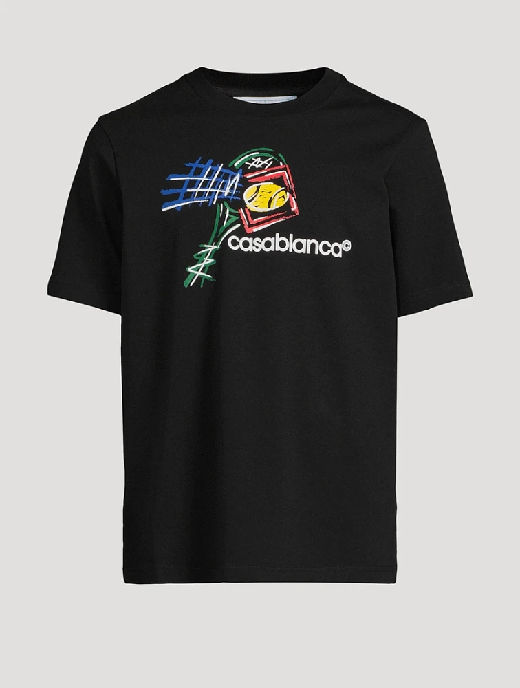 Croquis de Tennis Organic Cotton T-Shirt