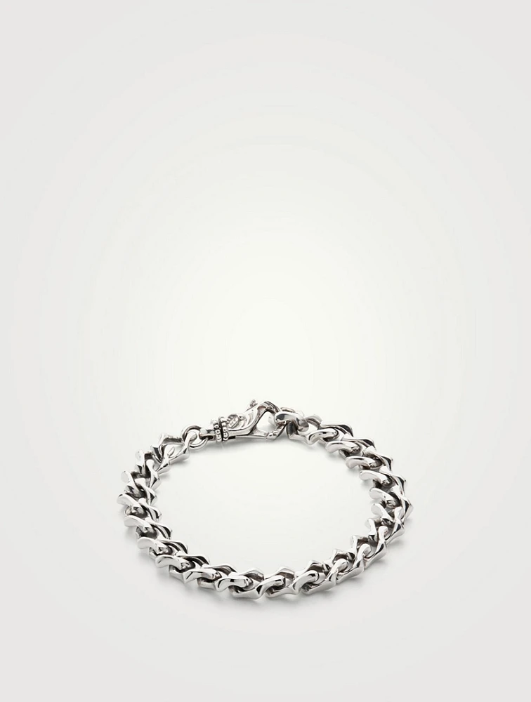 Small Sharp Link Chain Bracelet