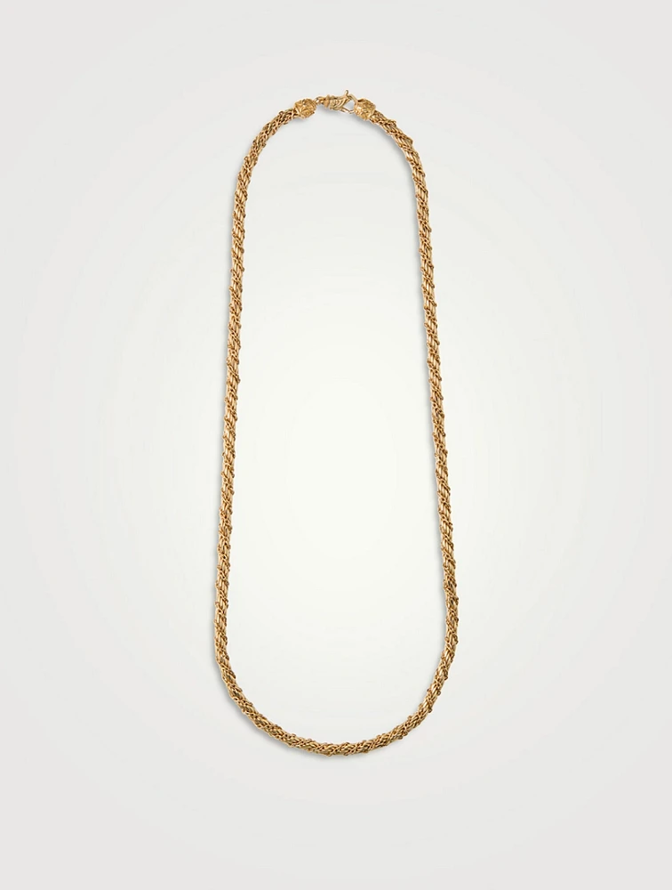 Wrapped Rope Chain Necklace
