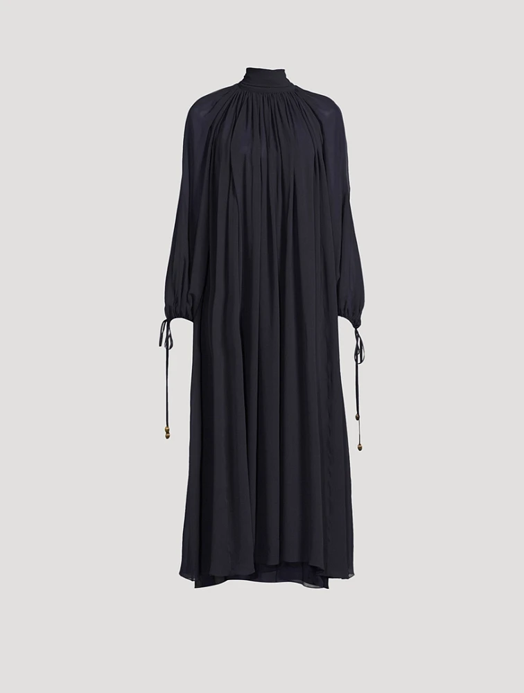 Silk Georgette Maxi Dress