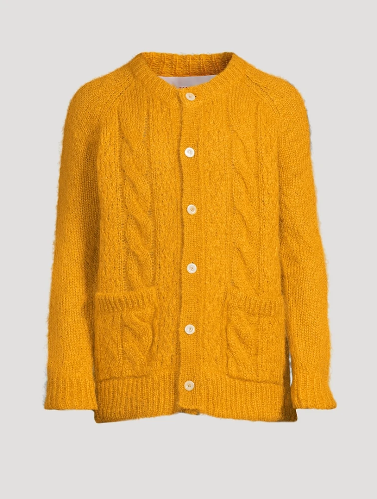 Cable-Knit Cardigan