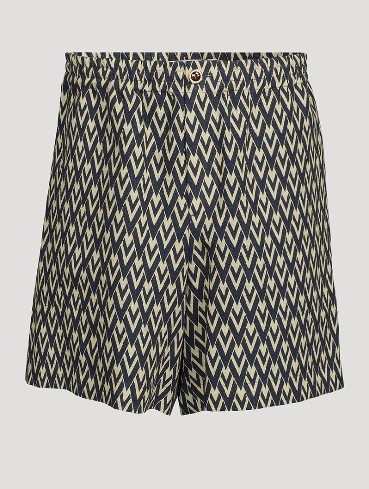 Toute La V Jacquard Bermuda Shorts