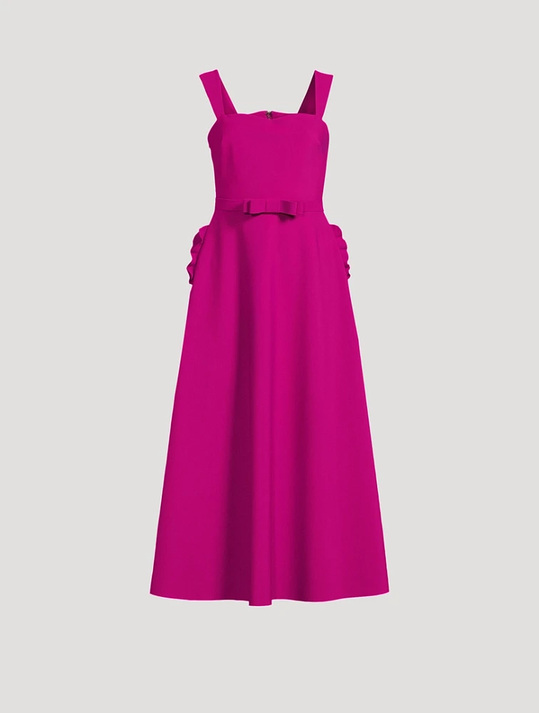 Callalily Belted Midi Dress